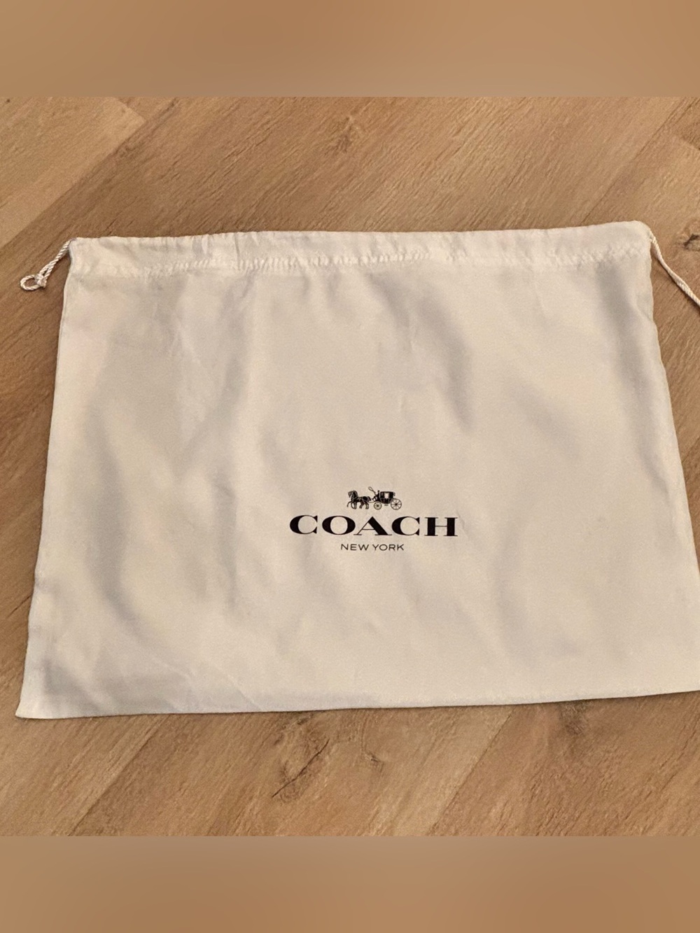 White Coach Dust bag tote/ Boho/ satchel/ shoulder Dust bag NWOT